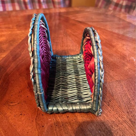 Vintage Watermelon Napkin Holder Basket - Picture 2 of 6